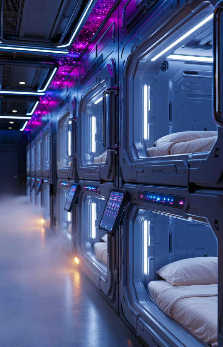 Cryostasis Serenity Pod corridor
