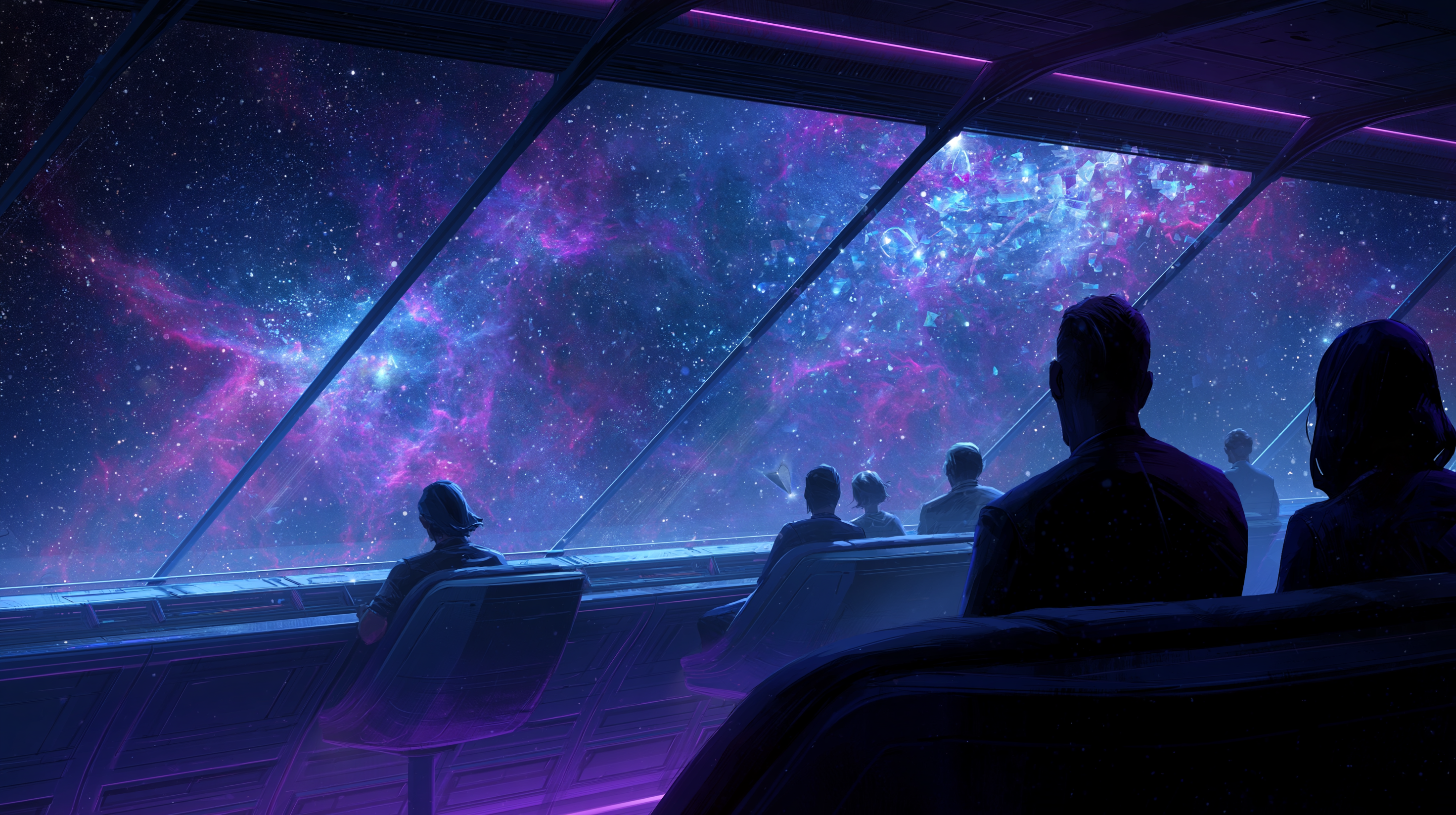 Observation deck onboard the Aurelian Dawn